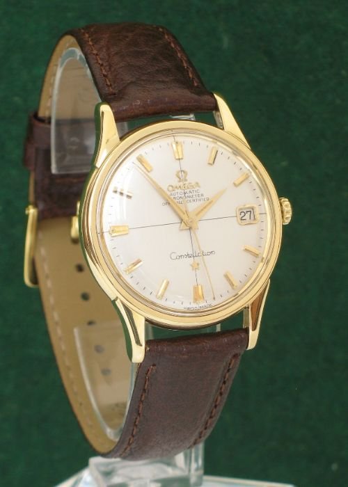 	
Exceptional Solid 18ct 18k Gold Omega Constellation Auto Date C1960