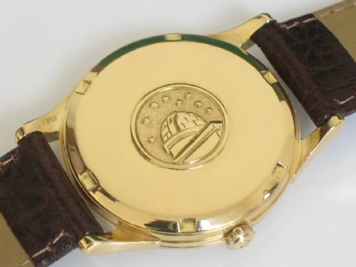 fig 3. 	
EXCEPTIONAL SOLID 18ct 18K GOLD OMEGA CONSTELLATION AUTO DATE C1960 