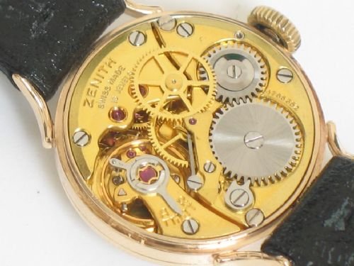 fig 3. BEAUTIFUL SOLID 9CT GOLD ZENITH LADIES COCKTAIL WATCH C1958-59