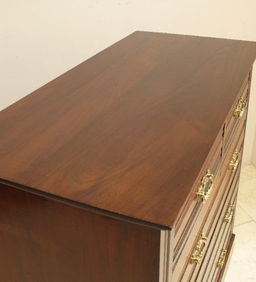 fig 3. BEAUTIFUL VICTORIAN WALNUT CHEST OF DRAWERS C1890