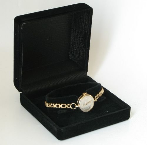 fig 4. BEAUTIFUL SOLID 9ct GOLD LADIES ROLEX PRECISION COCKTAIL WATCH c1956