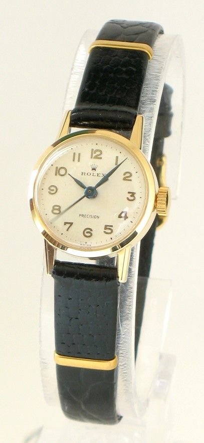 Stunning Rare Solid 9ct Gold Rolex Precision Centre Seconds Ladies Watch C1960