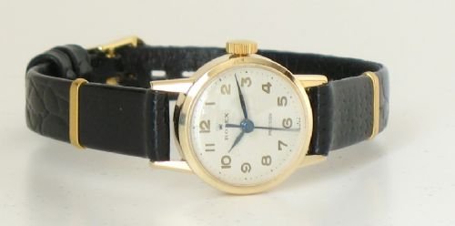 fig 2. STUNNING RARE SOLID 9ct GOLD ROLEX PRECISION CENTRE SECONDS LADIES WATCH c1960