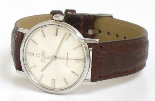 fig 3. SUPERB STAINLESS STEEL OMEGA SEAMASTER AUTOMATIC CAL 552 C1960