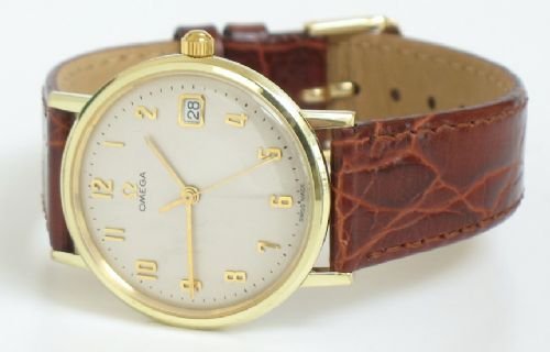 fig 2.
STUNNING OMEGA GOLD PLATED CAL 611 DATE MANUAL WIND MENS WATCH