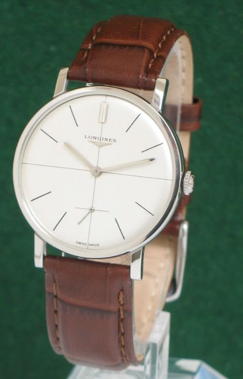Stunning Longines 30l Manual Wind Stainless Steel Mens Watch