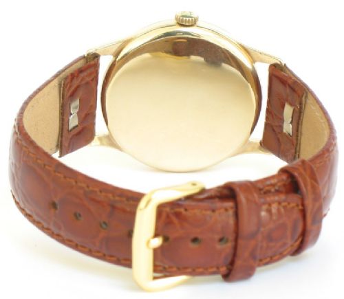 fig 3. STUNNING RARE SOLID 9ct GOLD OMEGA CALIBRE 30T2 MENS WATCH C1948-49