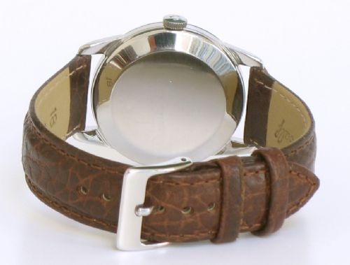 fig 3. SUPERB STAINLESS STEEL OMEGA CAL 285 MODEL 14726-2 SC MENS WATCH