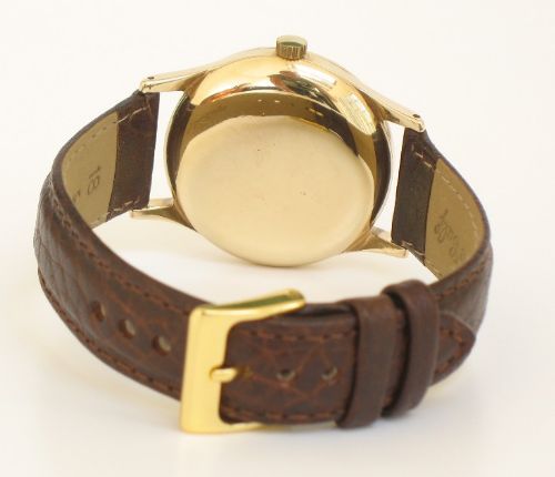fig 3. STUNNING SOLID 9ct GOLD LONGINES MANUAL WIND CALIBRE 12.68ZS MENS WATCH c1959-60