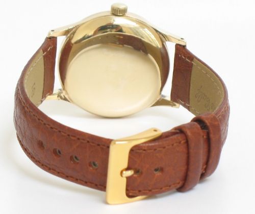 fig 2. SUPERB SOLID 9ct GOLD LONGINES 12.68ZS MENS WATCH 1960