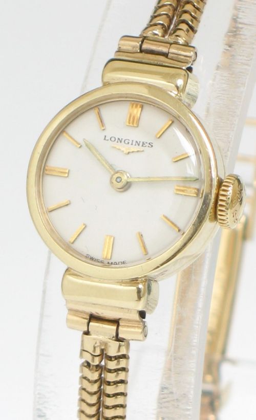 fig 2. BEAUTIFUL SOLID 9ct GOLD LADIES LONGINES COCKTAIL WATCH c1960
