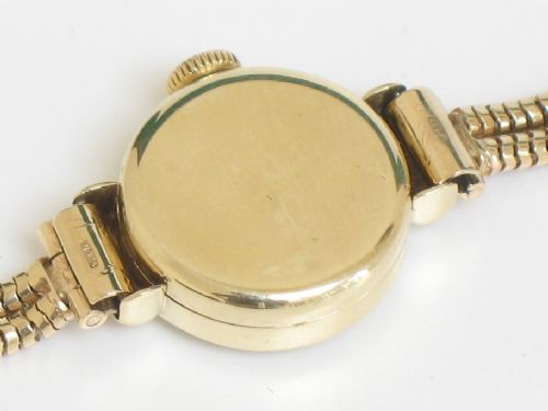 fig 4. BEAUTIFUL SOLID 9ct GOLD LADIES LONGINES COCKTAIL WATCH c1960