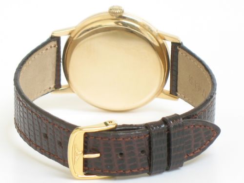 fig 3. STUNNING SOLID 9ct GOLD LONGINES MANUAL WINDING CALIBRE 6952 MENS WATCH WITH BOX