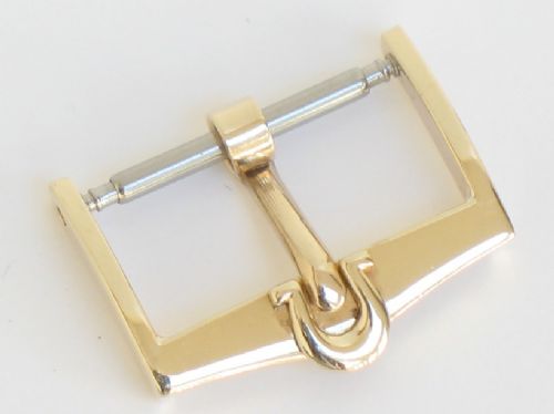 fig 1. GENUINE SOLID 9ct GOLD OMEGA WATCH BUCKLE