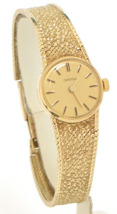 Exquisite Solid 9ct Gold Ladies Omega Cocktail Watch C1960