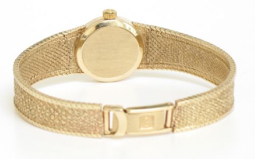 fig 2. EXQUISITE SOLID 9ct GOLD LADIES OMEGA COCKTAIL WATCH c1960