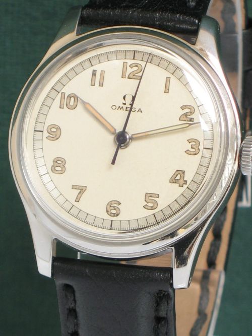 fig 1. RARE ORIGINAL OMEGA CALIBRE 30T2 SC CK2384 MENS WATCH C1944