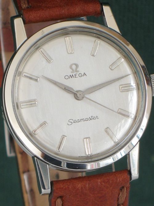 fig 1. STUNNING STAINLESS STEEL OMEGA SEAMASTER CAL 520 MENS WATCH C1959