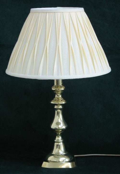Beautiful Large Victorian Solid Brass Table Lamp C1890