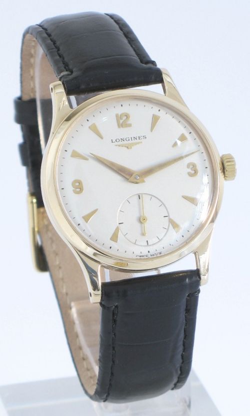 Superb Solid 9ct Gold Longines 30l Mens Watch