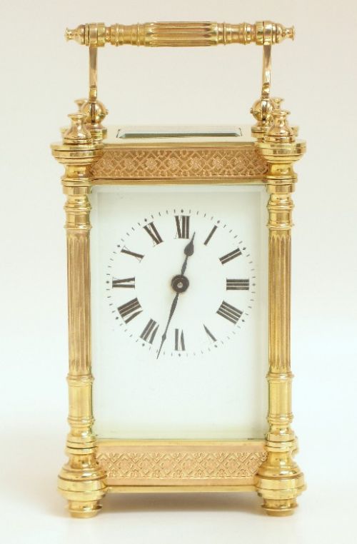 fig 2. BEAUTIFUL VICTORIAN FRENCH CARRIAGE CLOCK BY DUVERDRY AND BLOQUEL C1870