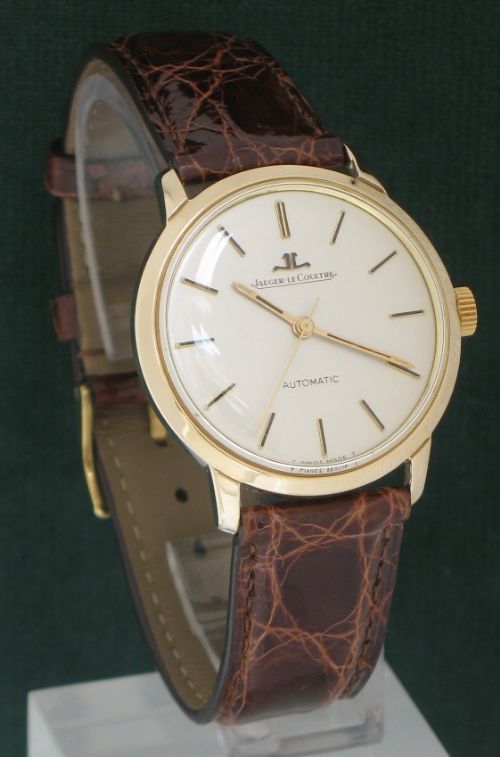 Superb Solid 9ct Gold Jaeger Lecoultre Automatic Cal K882 Vxn Mens Watch