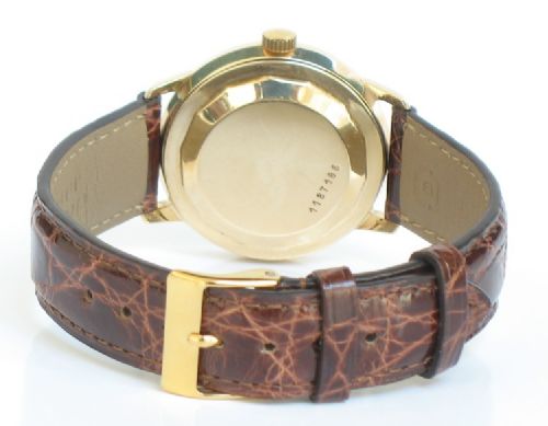 fig 2. SUPERB SOLID 9ct GOLD JAEGER LECOULTRE AUTOMATIC CAL K882 VXN MENS WATCH