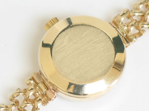 fig 3. EXQUISITE SOLID 9ct GOLD LADIES OMEGA LADYMATIC AUTOMATIC COCKTAIL WATCH