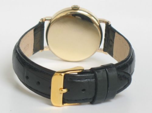 fig 2. STUNNING SOLID 9ct GOLD VERTEX REVUE MENS WATCH WITH ORIGINAL BOX