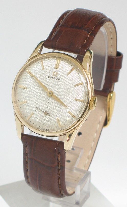 Stunning Solid 9ct Gold Omega Calibre 269 Mens Watch C1960