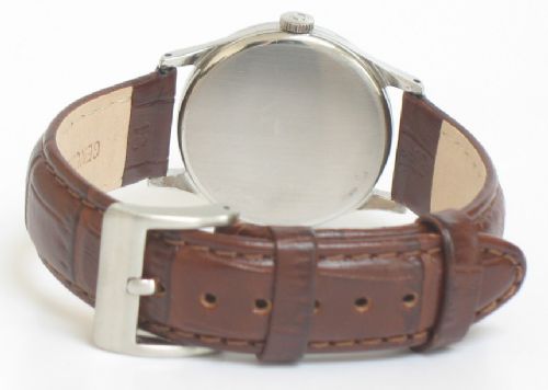 fig 2. SUPERB STAINLESS STEEL OMEGA CAL 266 MENS WATCH C1954-55