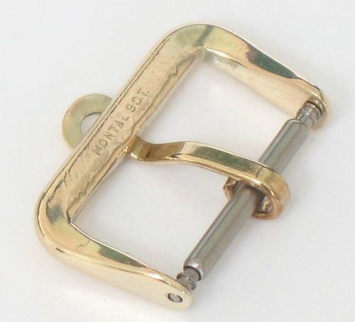 fig 1. SOLID 9CT GOLD OMEGA WATCH BUCKLE