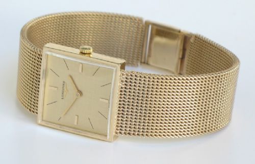 fig 4. EXCEPTIONAL MINT CONDITION SOLID 9ct GOLD LONGINES CALIBRE 428 MENS WATCH