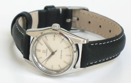 fig 3. SUPERB STAINLESS STEEL OMEGA SEAMASTER LADYMATIC LADIES WATCH