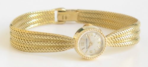 Beautiful Solid 18ct Gold Jaeger Lecoultre Backwind Ladies Cocktail Watch