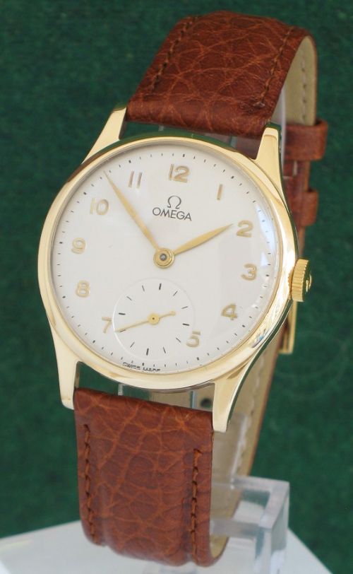 Stunning Solid 9ct Gold Omega Calibre 265 Mens Watch C1952