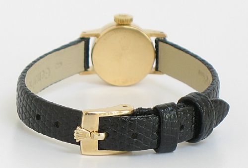 fig 3. BEAUTIFUL SOLID 18CT GOLD ROLEX ORCHID PRECISION LADIES COCKTAIL WATCH c1960