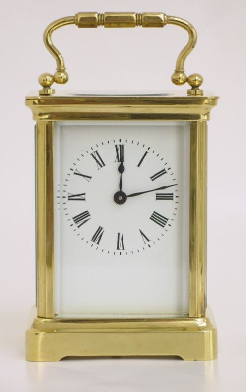 Beautiful Victorian Gold Plated Carriage Clock C1860