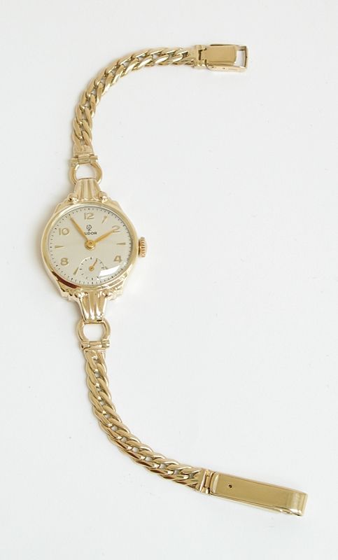 fig 2. BEAUTIFUL SOLID 9ct GOLD LADIES ROLEX TUDOR COCKTAIL WATCH c1952