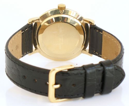 fig 2. STUNNING SOLID 9ct GOLD OMEGA CALIBRE 510 MENS DRESS WATCH C1960