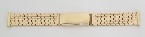 Superb Solid 9ct Gold Mens Watch Bracelet