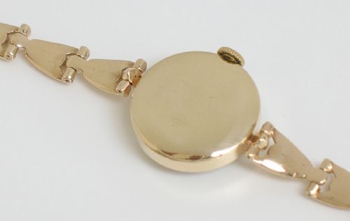 fig 3. EXQUISITE SOLID 9ct GOLD LADIES ROLEX PRECISION COCKTAIL WATCH c1955