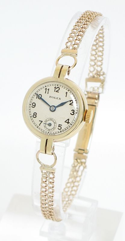 Exquisite Solid 9ct Gold Ladies Rolex Prima Cocktail Watch C1950