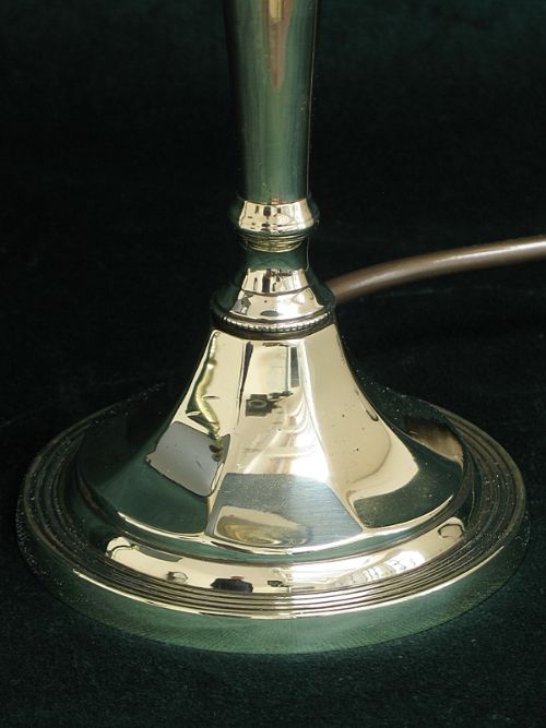 fig 3. SUPERB PAIR OF VICTORIAN SOLID BRASS TABLE OR DESK LAMPS C1890