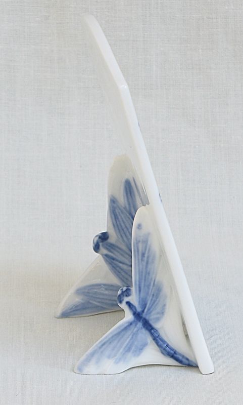 fig 2. INCREDIBLY RARE ROYAL COPENHAGEN BLUE FLUTED LACE 8 NAME PLATES C1880-1922