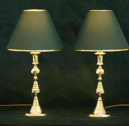 Beautiful Pair of Victorian Table or Desk Lamps C1890