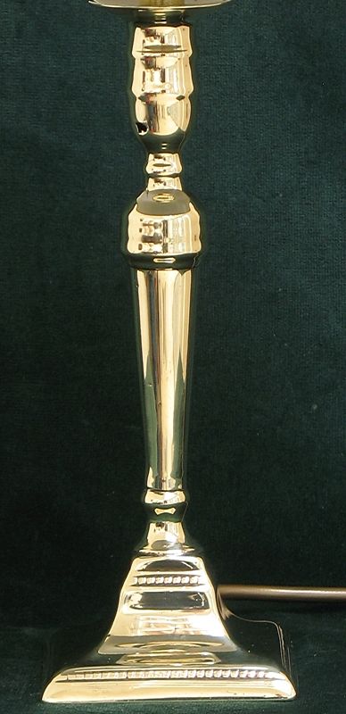 fig 2. LOVELY PAIR GENUINE GEORGIAN SOLID BRASS DESK TABLE LAMPS C1820