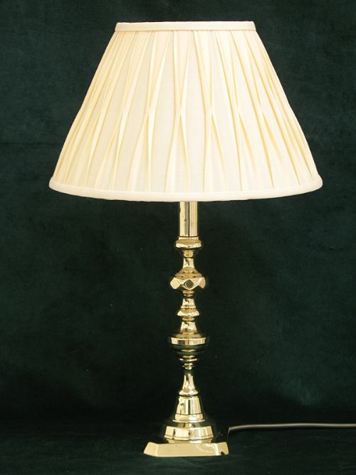 Beautiful Victorian Solid Brass Desk or Table Lamp C1890