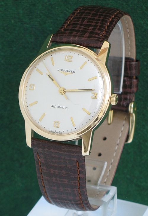 Superb Solid 9ct Gold Longines Automatic Mens Watch