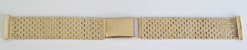Superb Solid 9ct Gold Mens Watch Bracelet